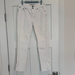 Ralph Lauren Women's Straight Leg White Jeans